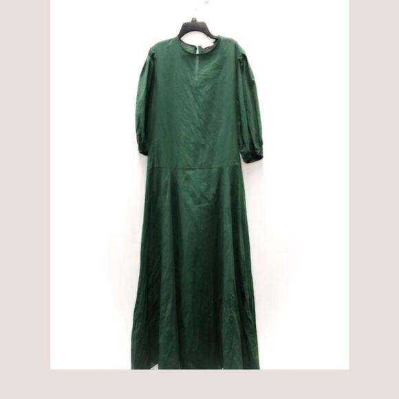 NWOT Matin Studio Green Bohemian Maxi Dress - Picture 9 of 10